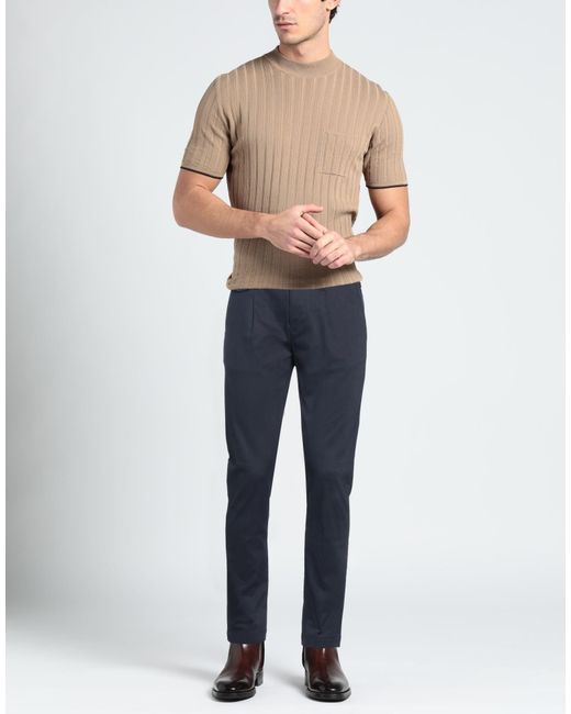 Paolo Pecora Blue Trouser for men