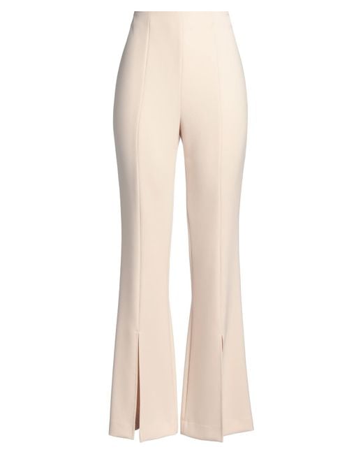 Isabelle Blanche Natural Pants Polyester, Elastane