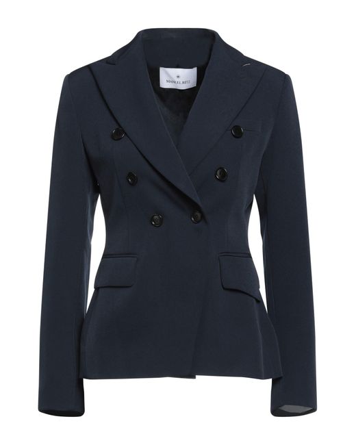 Manuel Ritz Suit Jacket in Blue | Lyst