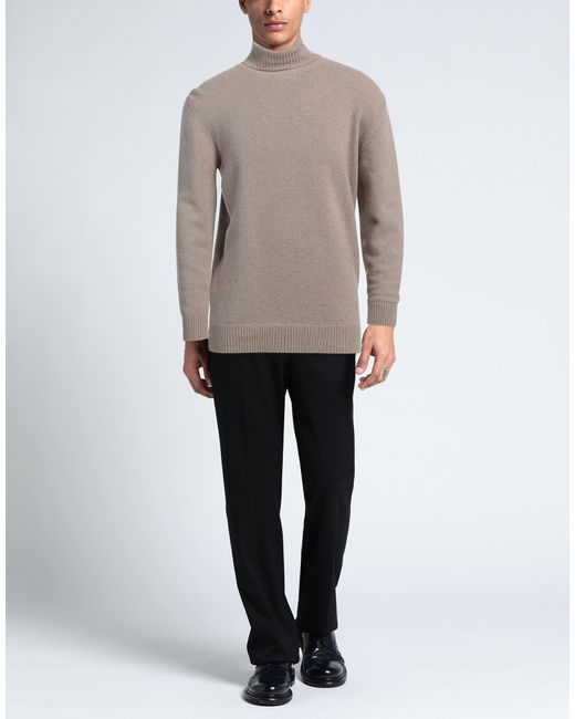 REFABRICS Gray Turtlenecks for men