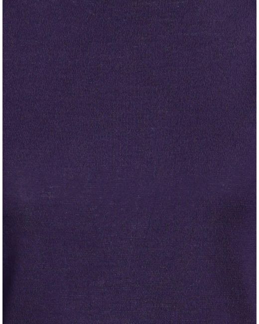 Alberta Ferretti Purple Turtleneck