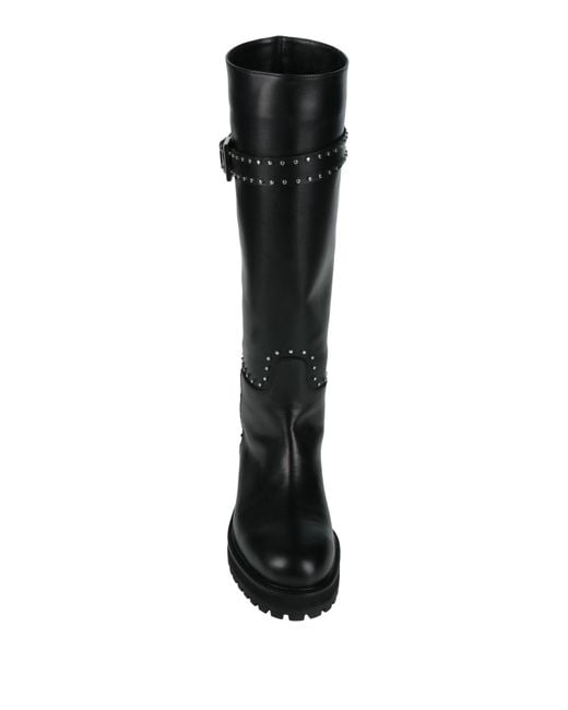 Dondup Black Boot Leather