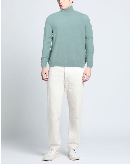 Amaranto Rollkragenpullover in Blue für Herren
