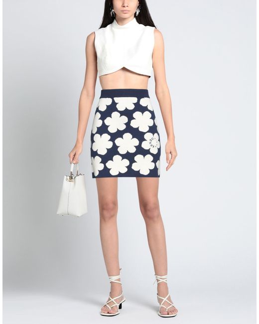 KENZO Blue Mini Skirt