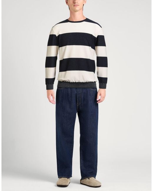 Bruno Manetti Blue Jumper for men