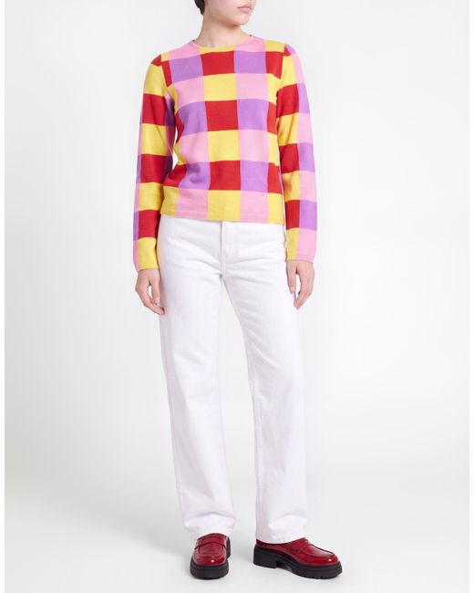 Comme des Garçons Pink Sweater Acrylic, Wool