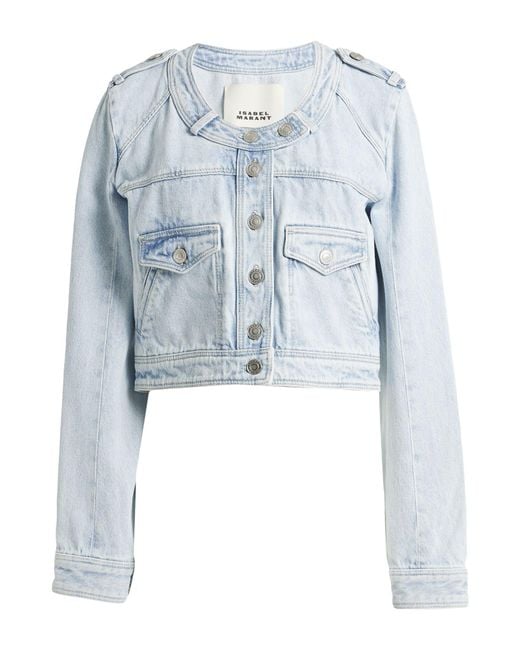 Isabel Marant Blue Denim Outerwear Cotton