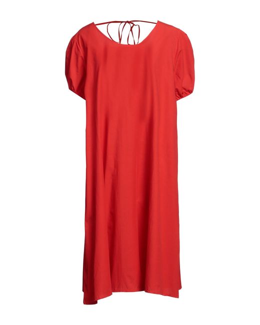 American Vintage Red Midi Dress