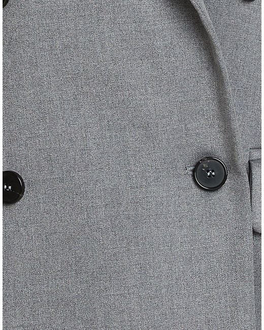 ViCOLO Gray Blazer Polyester, Viscose, Elastane