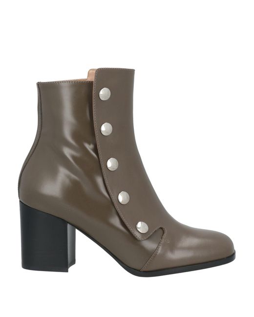 Mulberry Brown Ankle Boots