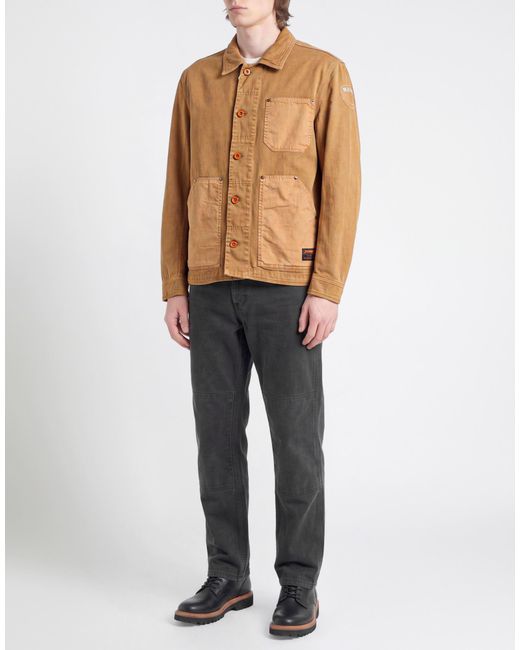 Blauer Brown Camel Jacket Cotton for men