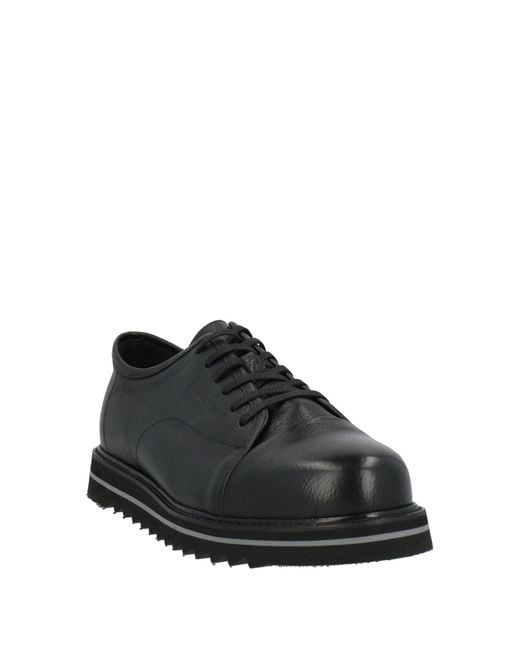 Cerruti 1881 Black Lace-Up Shoes Calfskin for men