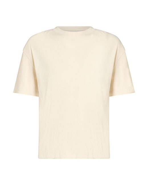 Majestic Filatures White Ivory T-Shirt Organic Cotton for men