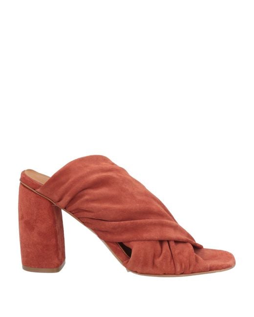 Forte_forte Red Sandals