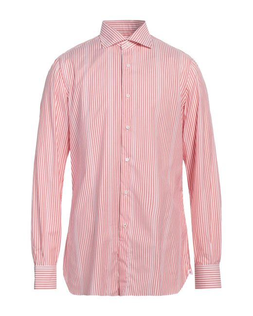 Camicia di Isaia in Pink da Uomo