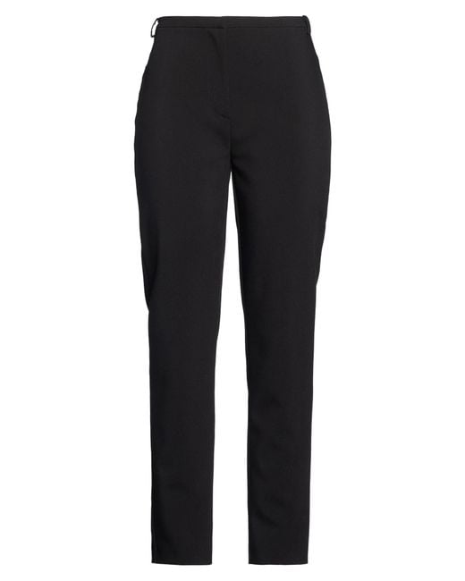 Patrizia Pepe Black Pants Polyester, Elastane