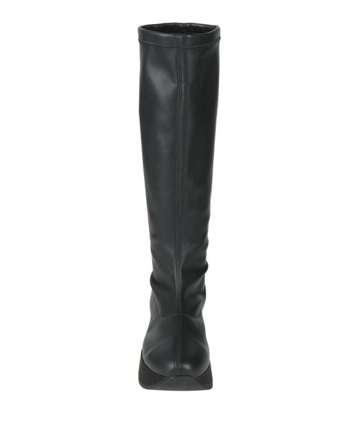 Frau Black Boot Leather