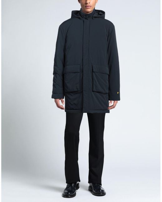 Lyle & Scott Blue Coat for men