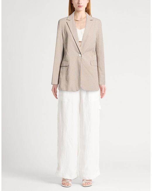 Ottod'Ame Natural Blazer Cotton, Elastane