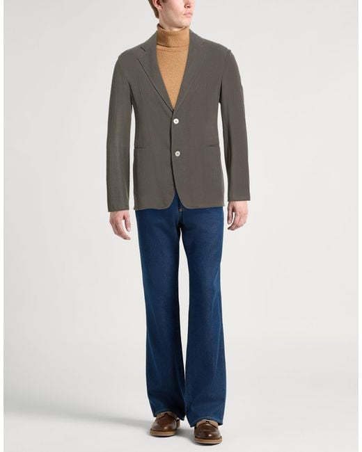 Emporio Armani Gray Blazers for men