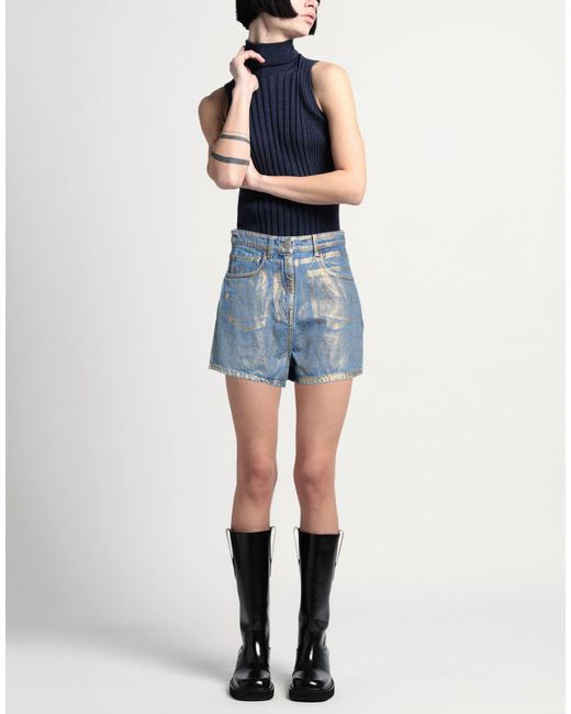 MVP WARDROBE Blue Denim Shorts