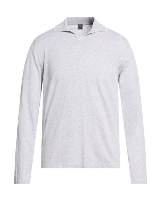 Fedeli White Light Sweater Cotton for men