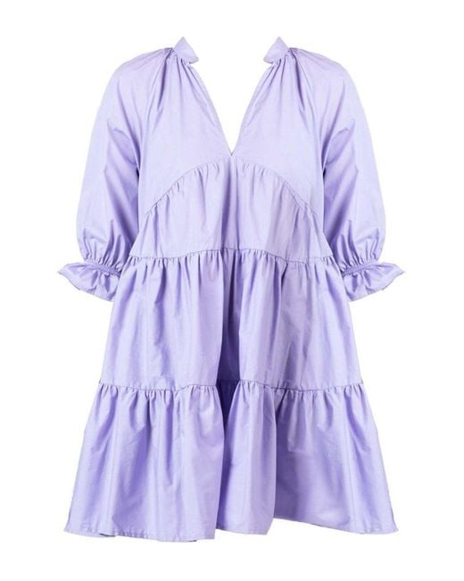 Pinko Purple Mini-Kleid