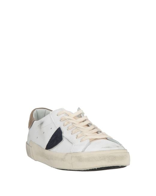 Philippe Model White Trainers for men
