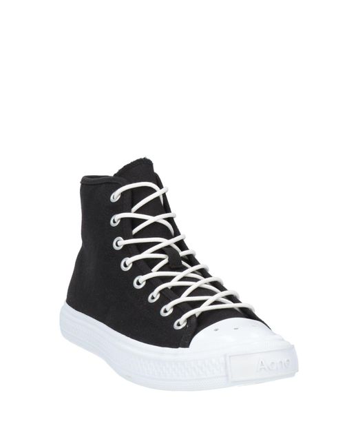 Acne Black Trainers for men