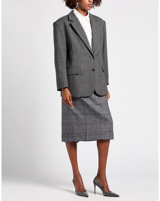 Sandro Black Blazer Polyester, Wool, Viscose, Elastane