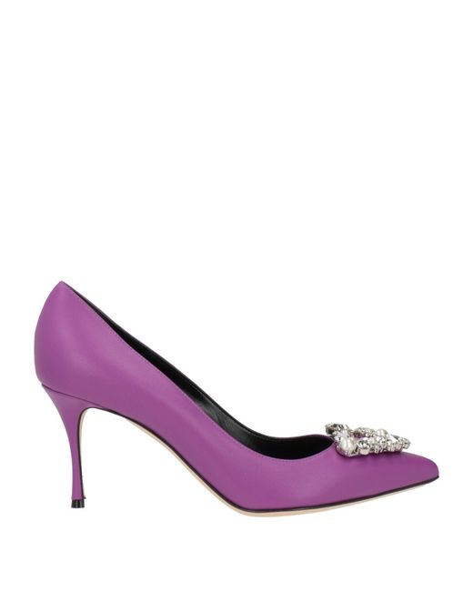 Sergio Rossi Purple Pumps