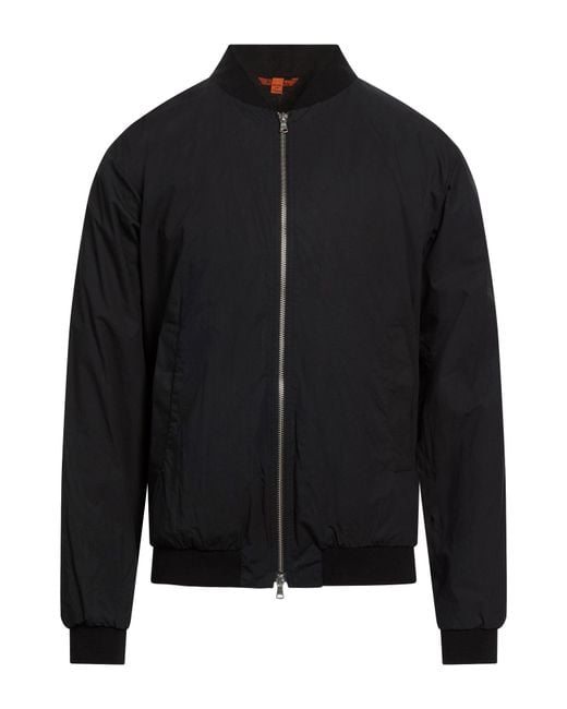 Barena Black Jacket Cotton, Elastane for men