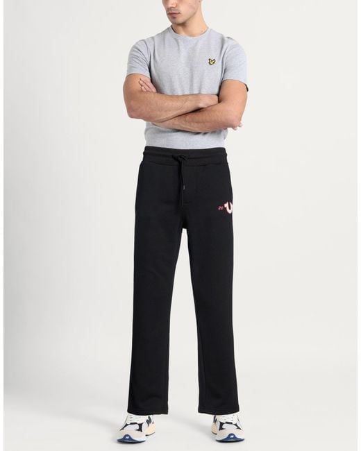 True Religion Blue Pants Cotton, Polyester for men