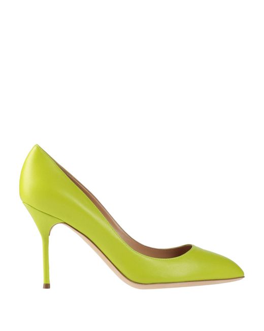 Sergio Rossi Yellow Pumps
