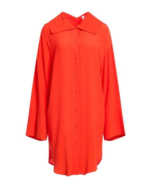 Erika Cavallini Semi Couture Red Mini Dress