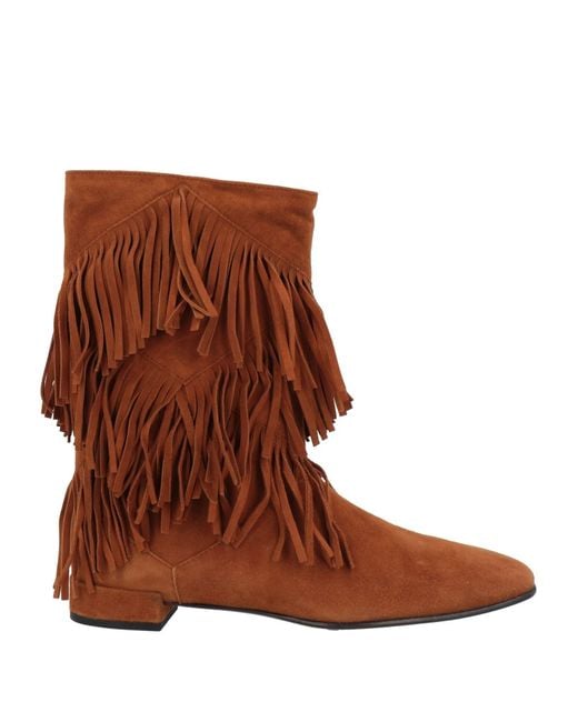Roger Vivier Brown Ankle Boots