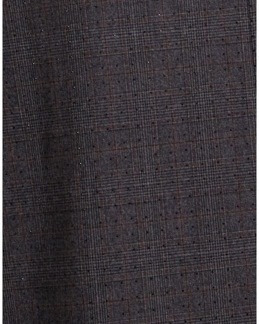 Sandro Black Charcoal Coat Polyester, Viscose, Elastane