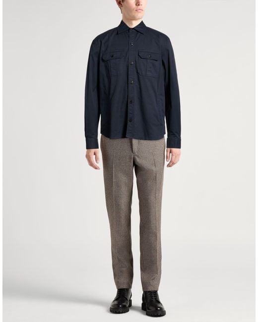Boglioli Blue Midnight Shirt Cotton, Elastane for men