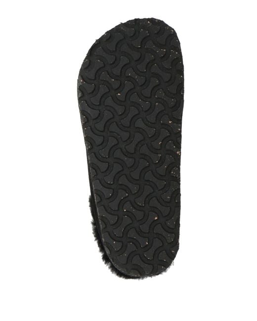 Birkenstock Black Mules & Clogs Shearling
