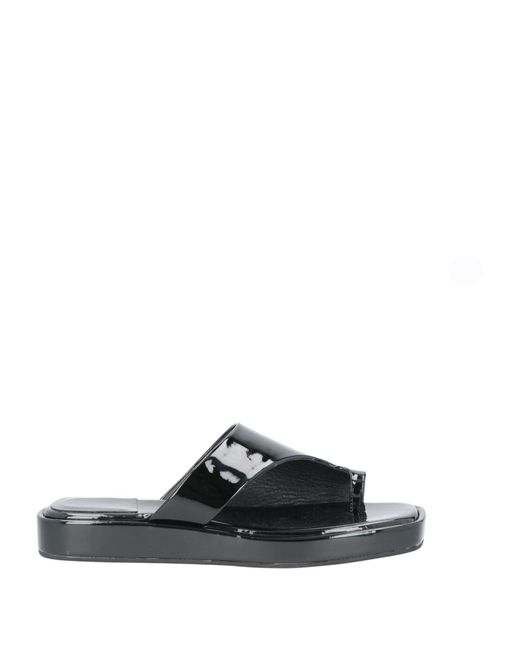 Jeffrey Campbell Black Toe Post Sandals