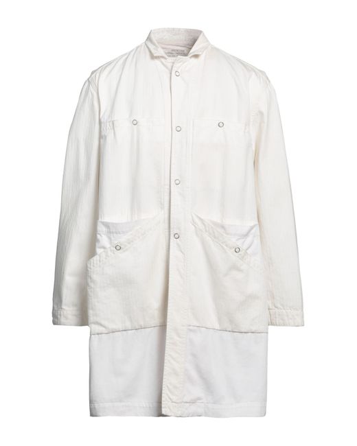 Undercover White Overcoat & Trench Coat for men
