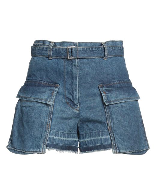 Sacai Blue Denim Shorts