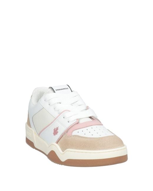 DSquared² White Sneakers Leather