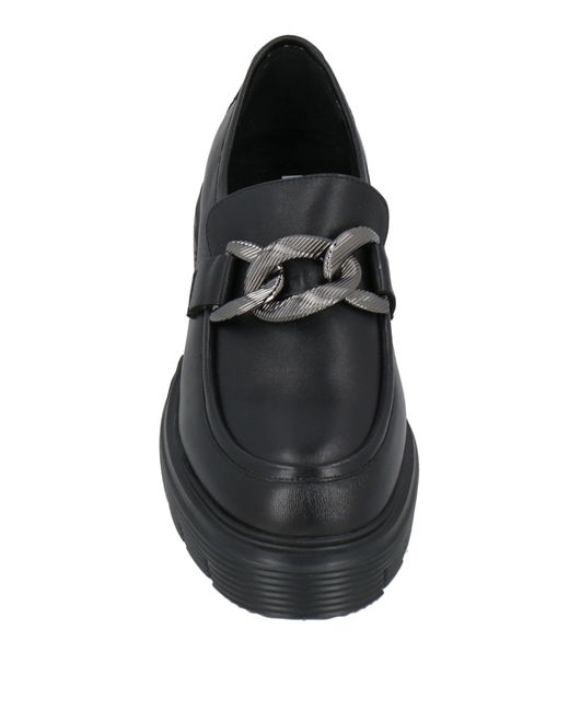 Jeannot Black Loafers Leather