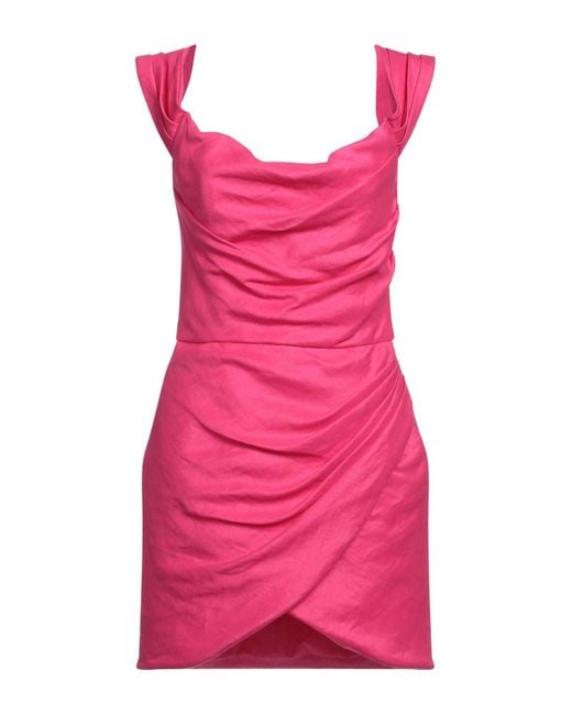 Costarellos Pink Mini Dress