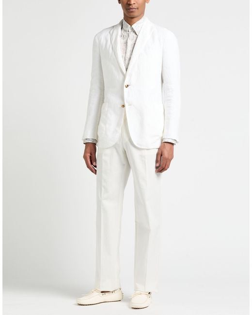 Blazer Boglioli pour homme en coloris White