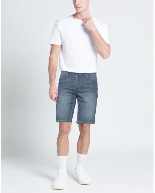 0/zero Construction Blue Denim Shorts for men