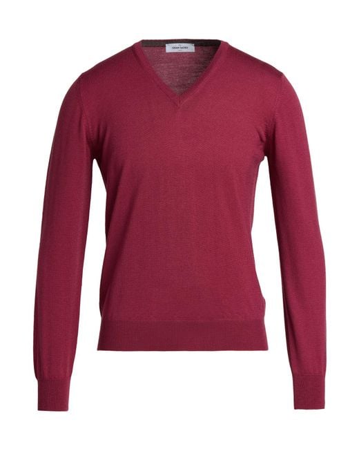 Pullover Gran Sasso de hombre de color Red