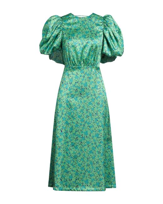 ROTATE BIRGER CHRISTENSEN Green Midi Dress