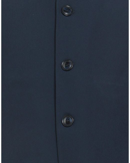 Barbati Blue Midnight Coat Polyester, Elastane for men